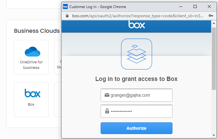 Box login