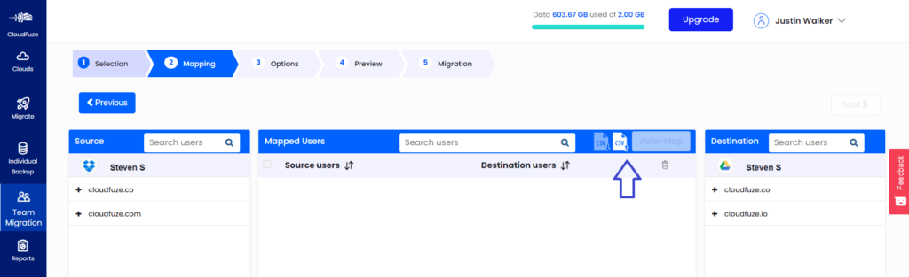 Upload CSV Files