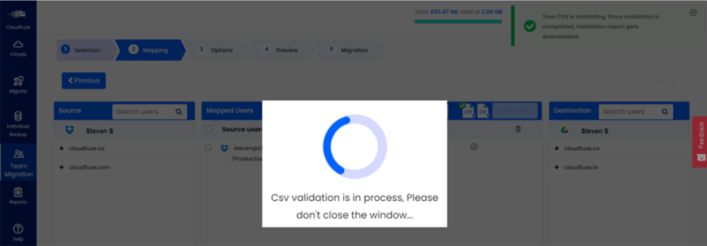 CSV File Validation 