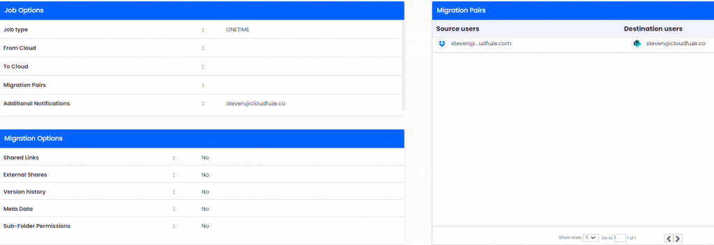 Migration features