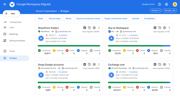 CloudFuze vs Google workspace