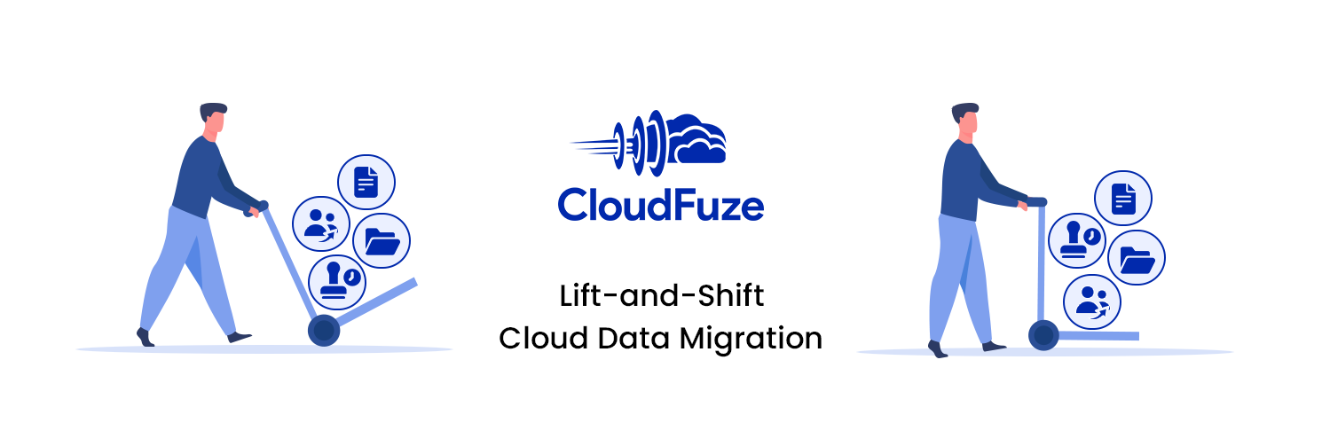 Lift and shift cloud data migration
