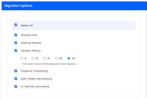 Migration Options