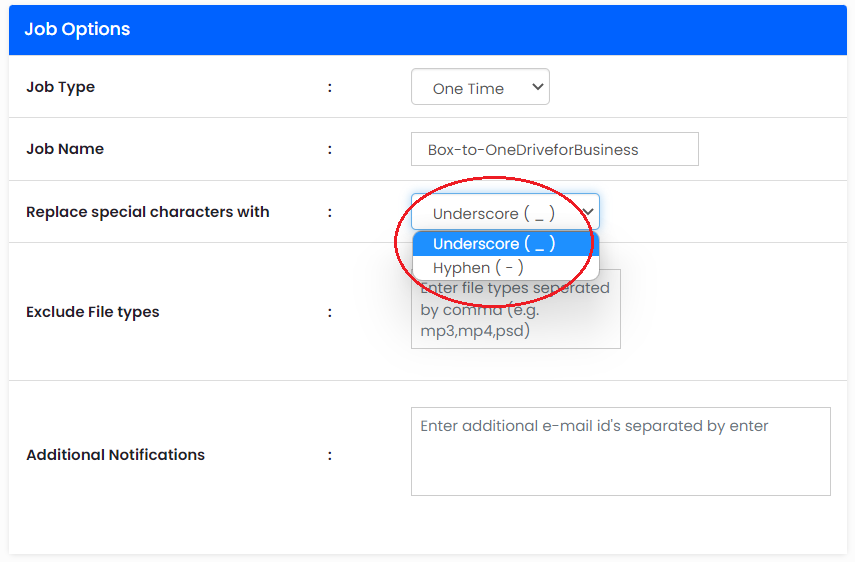 Unsupported special characters replacement