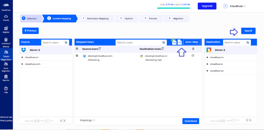 CSV Mapping