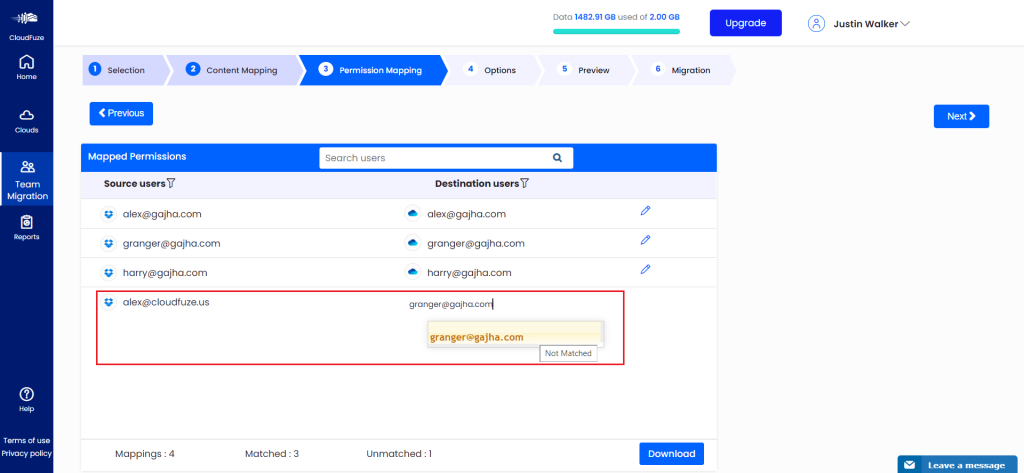 Customizing permissions mapping paths