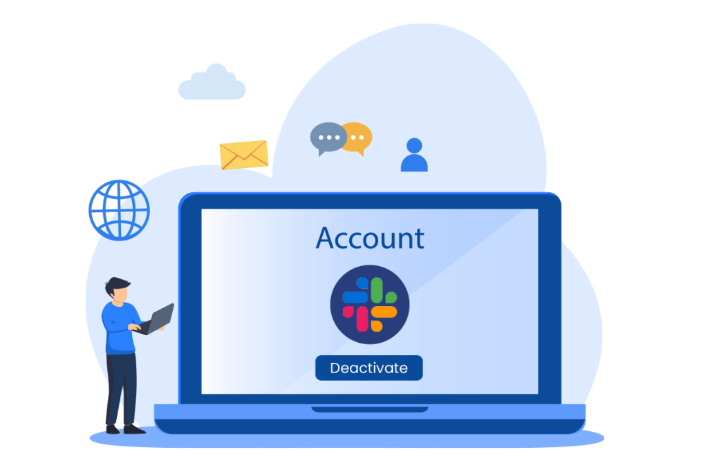 how to delete slack account