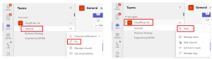 Microsoft Teams Reorganize Your Teams and Channels 