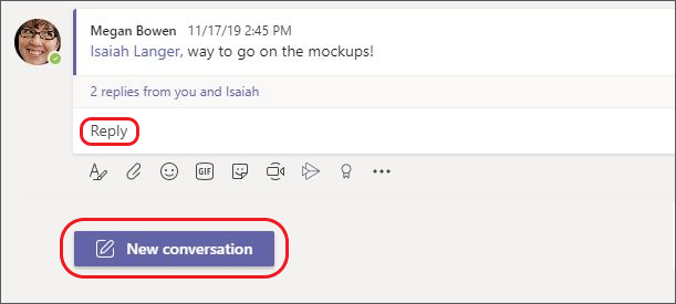 Keep your conversations organized with chat threads!
