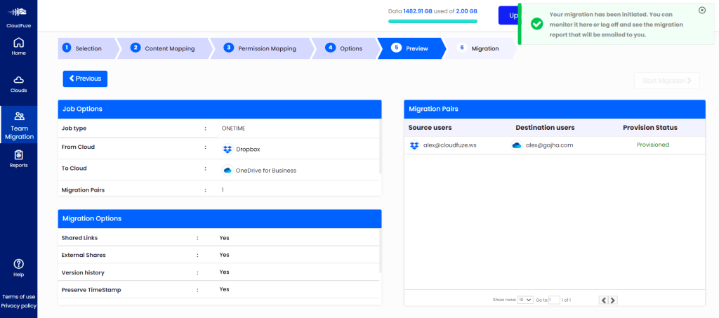 Starting Office 365 migration