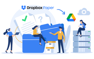 Dropbox Paper to Google Drive