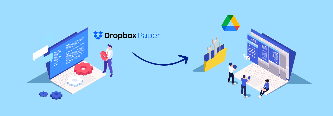 Migrate Dropbox Paper to Google Drive
