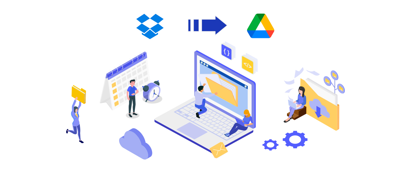 Dropbox Files to Google Drive