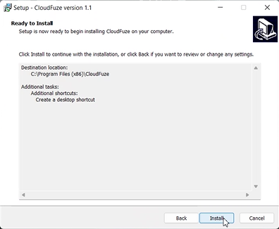Installing the CloudFuze desktop client