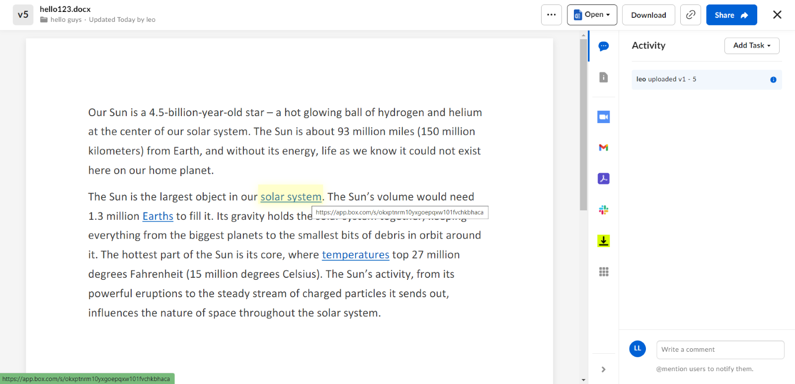 How To Copy Files From Box to OneDrive With Embedded Links