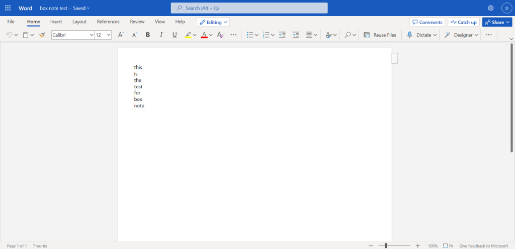 Content inside .docx file in OneDrive