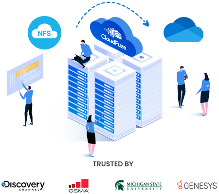 NFS to OneDrive migration with CloudFuze