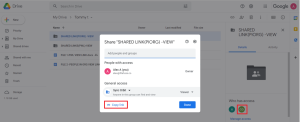  Dropbox files are successfully migrated to Alex’s Google My Drive with the shared link 