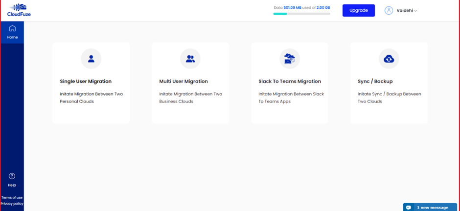 CloudFuze Multi User Migration