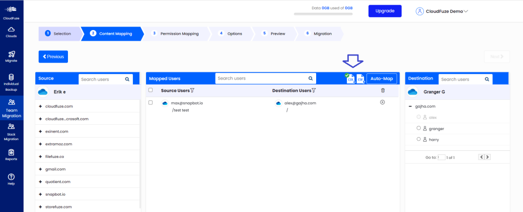 CSV MIgration