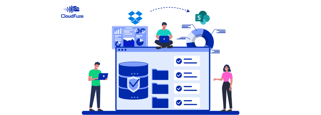 Transfer files from dropbox to sharepoint with report validation