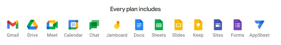 Google Workspace Applications 