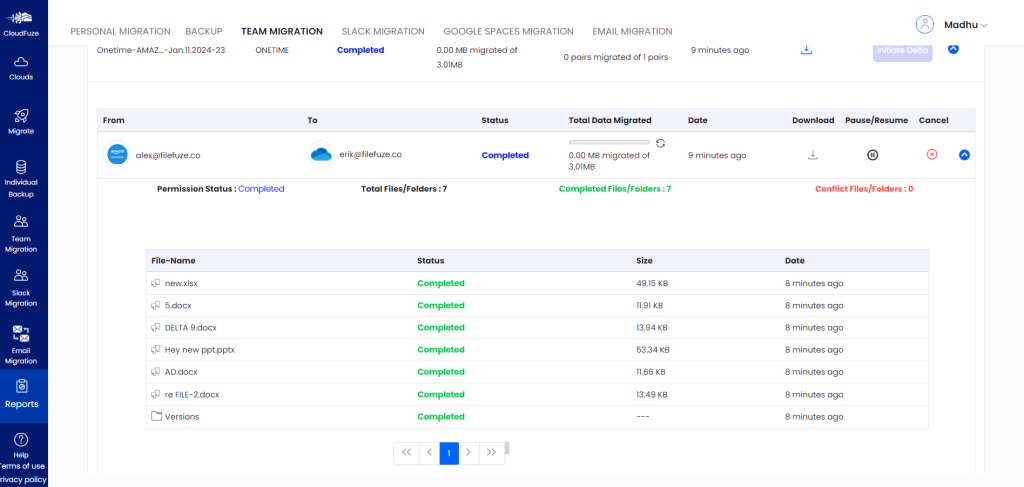 Migration completed