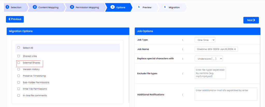 External shares for Dropbox to sharepoint 