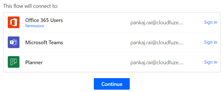 Flow to Teams, Office 365 Users, and Planner 