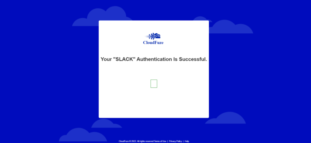 Slack Authentication Successful