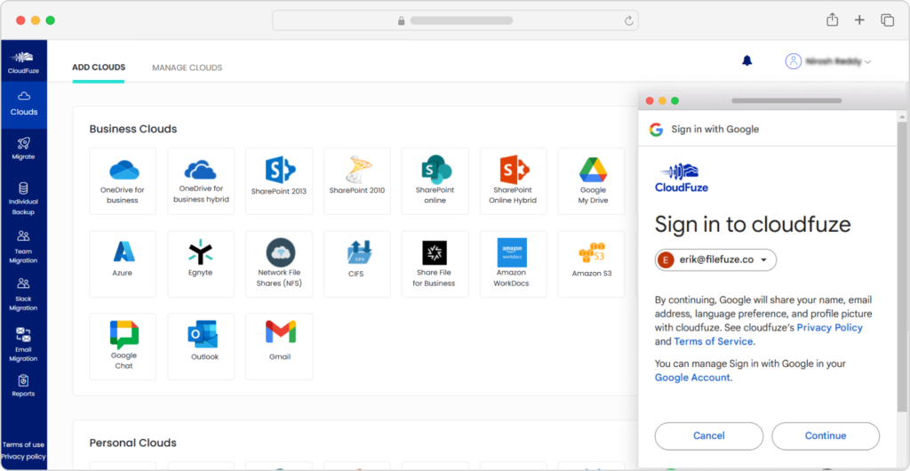 Migrate Data from ShareFile to Google Drive Successfully
