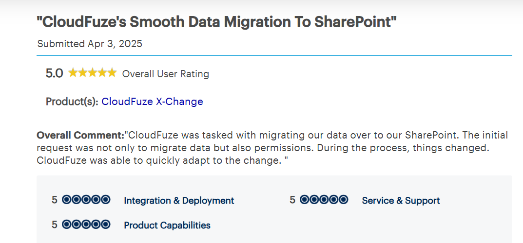 Gartner review