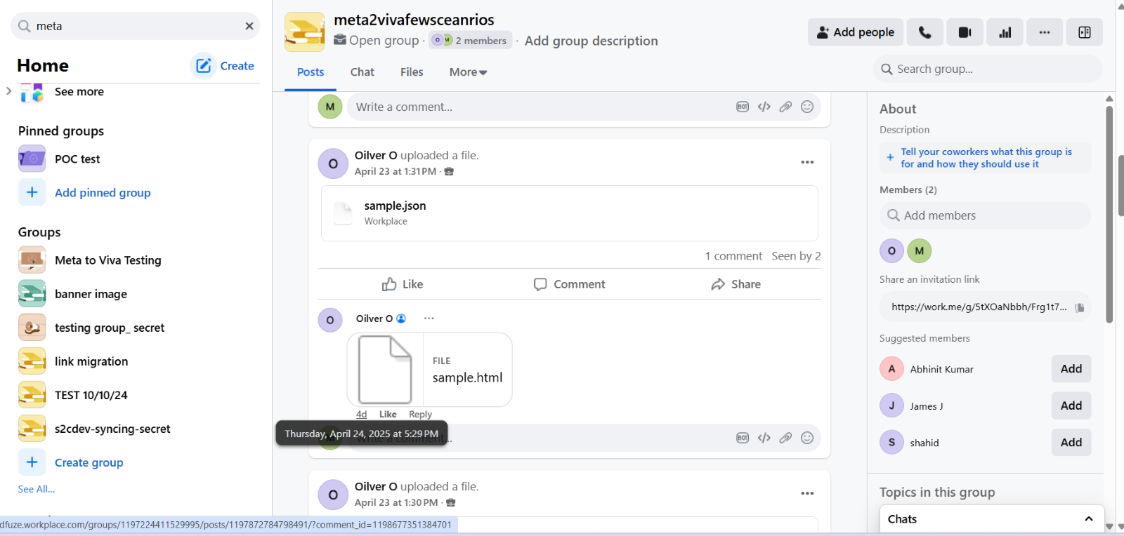 Meta Workplace