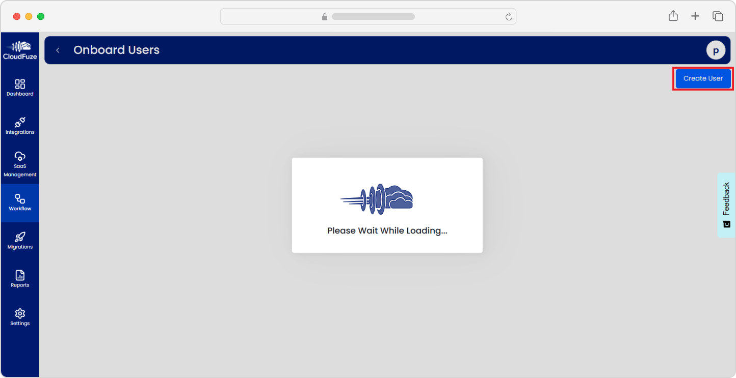 Onboarding users with CloudFuze Manage-Create User