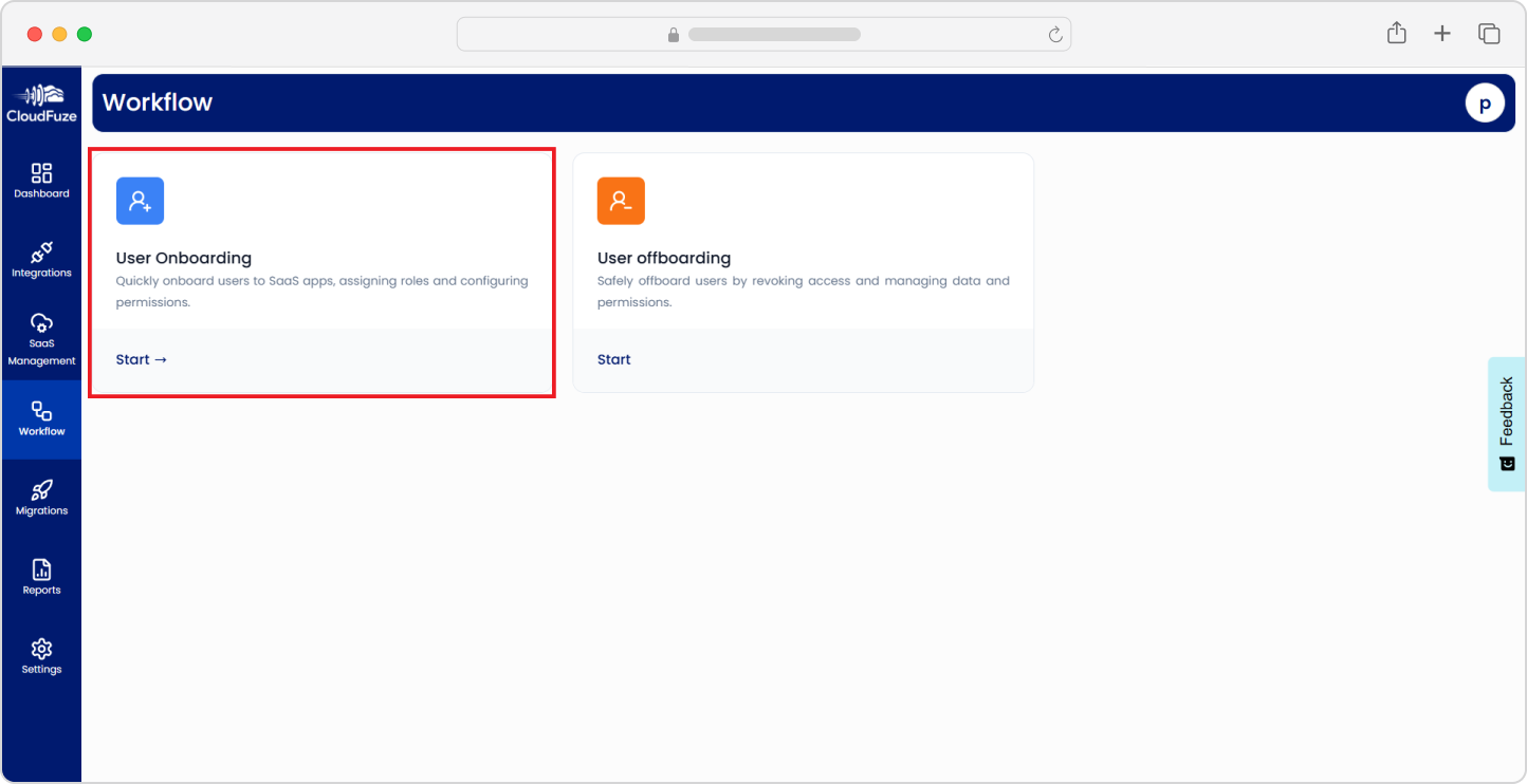 Onboarding users with CloudFuze Manage