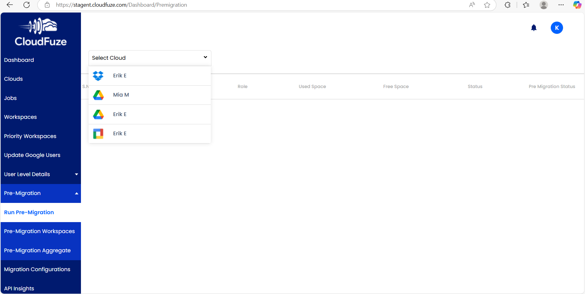 Pre-migration tasks for Dropbox to Google Drive migration 