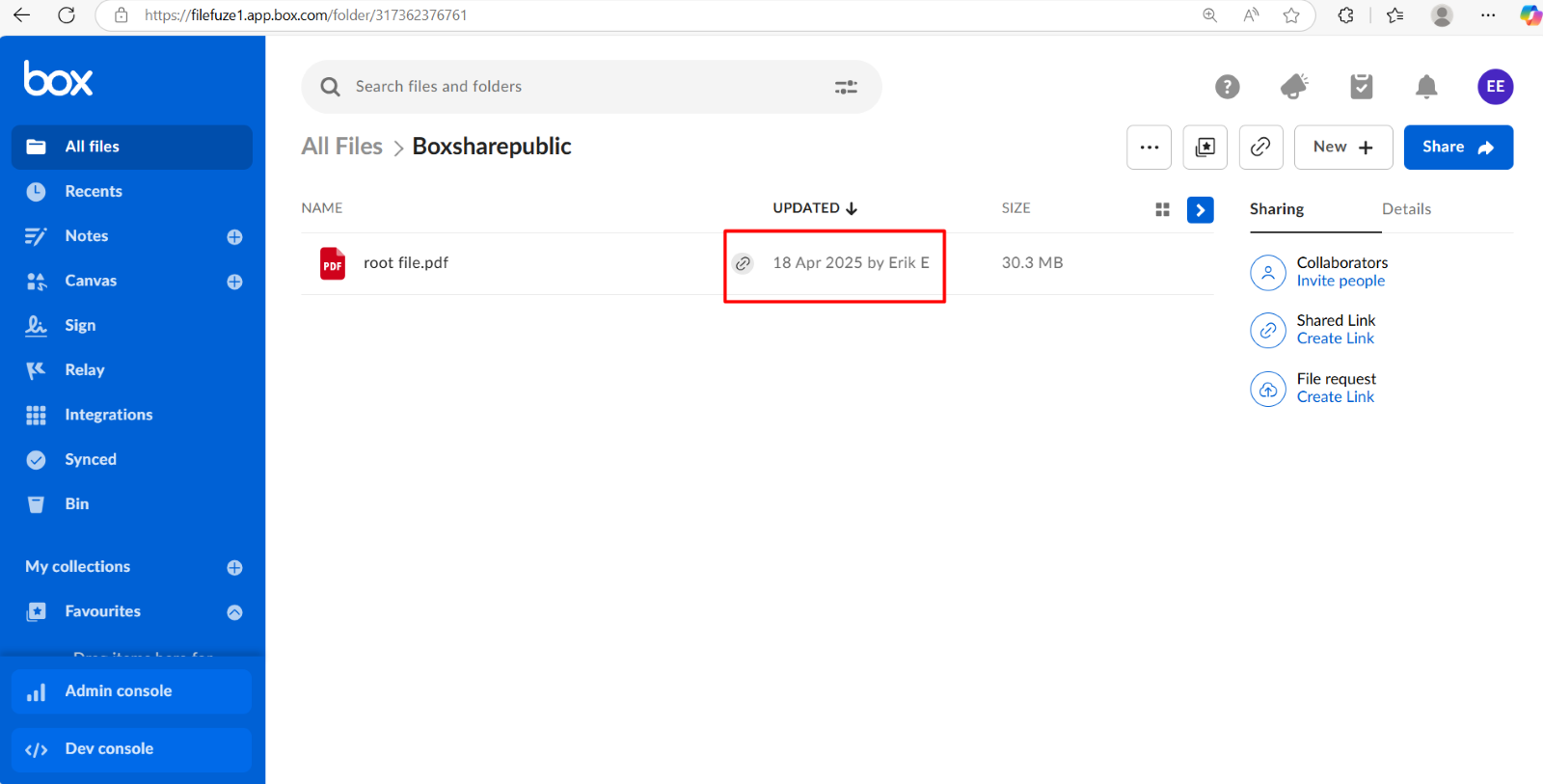 migrating timestamps from Box to OneDrive