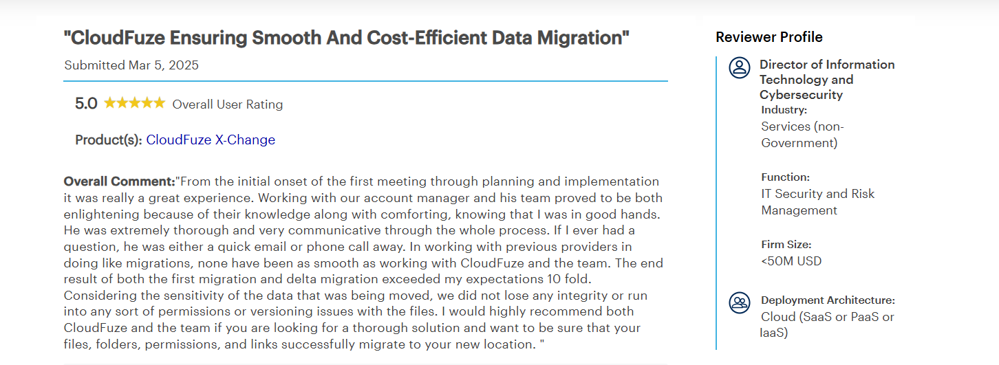 Data Migration Review