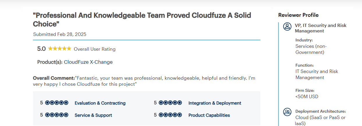 Gartner Review 