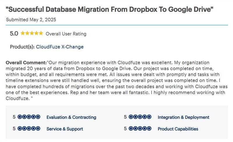 Gartner review