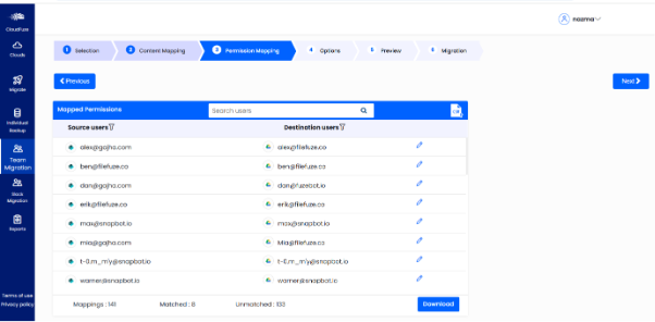 Permissions mapping via CSV