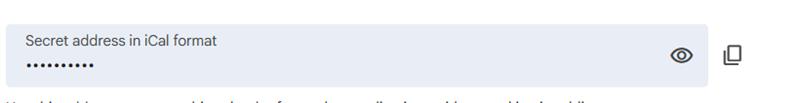 iCal format