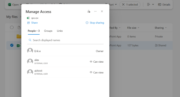 Manage Access