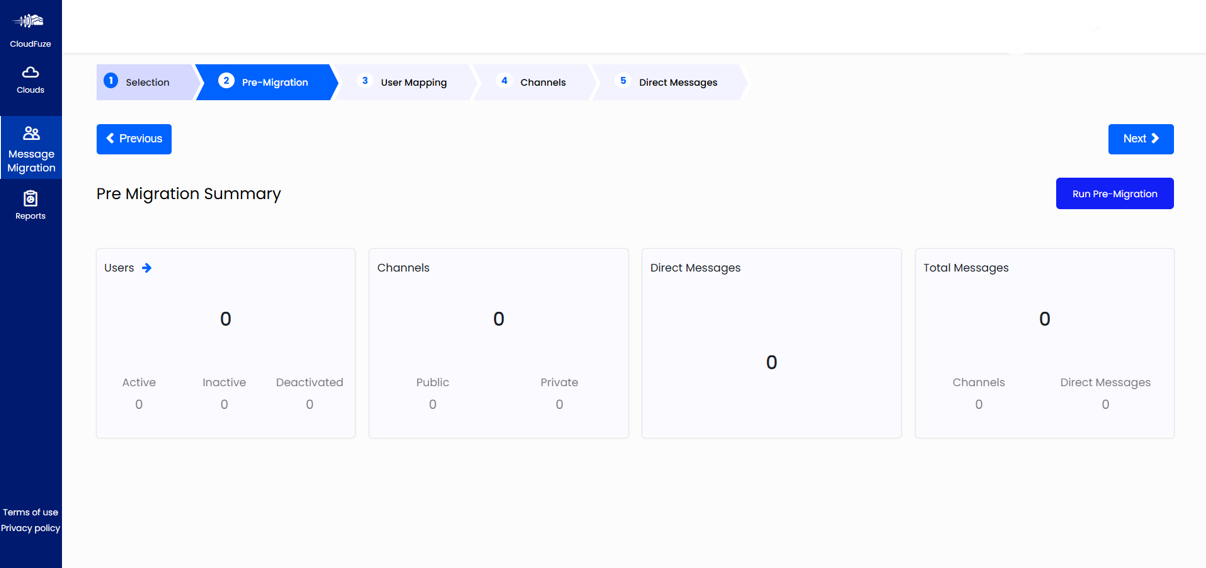 Screenshot showing dashboard