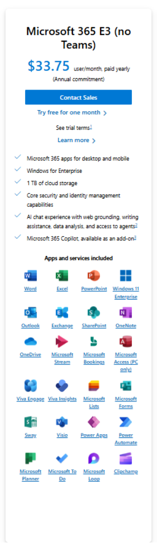Microsoft 365 E3