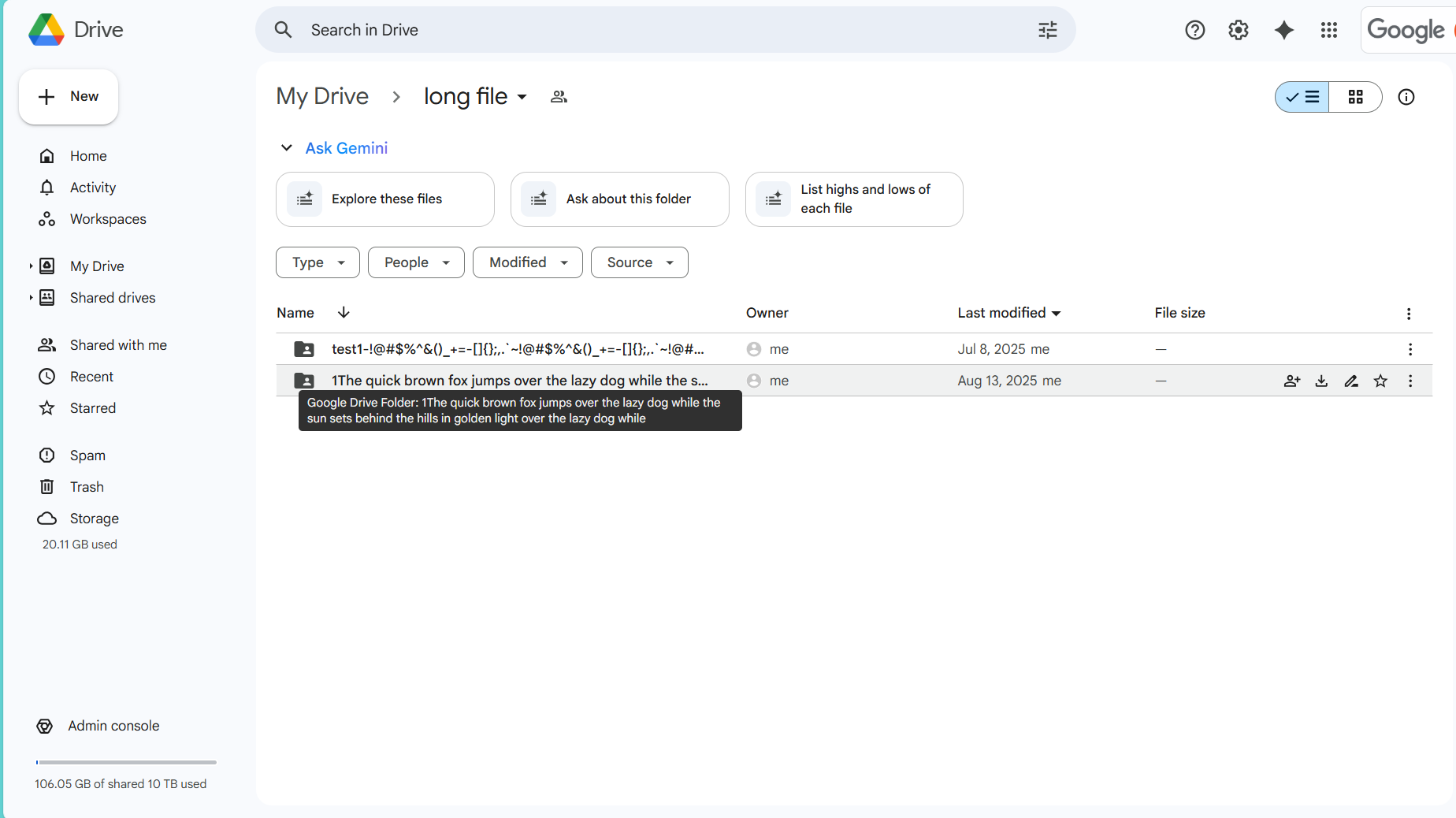 Complete replication of folder with long folder path to Google My Drive
