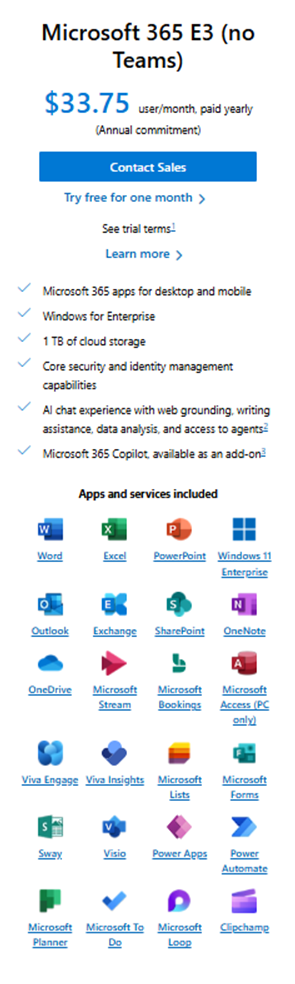 Microsoft 365 E3