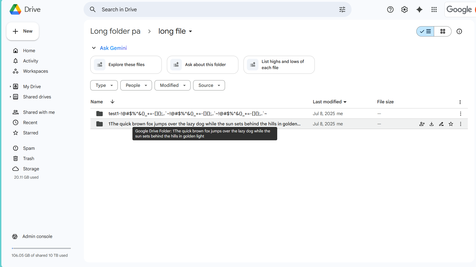 ShareFile folder with long folder path migrated to Google Shared Drives