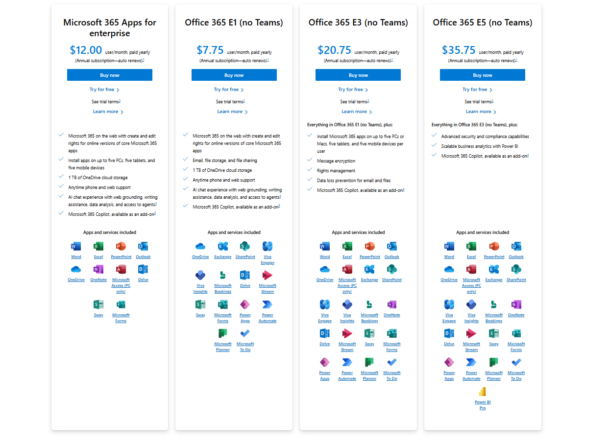 office365-plans-and-pricing