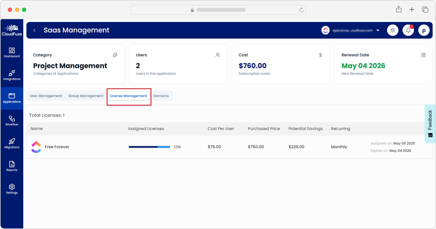 ClickUp Project Management Dashboard
